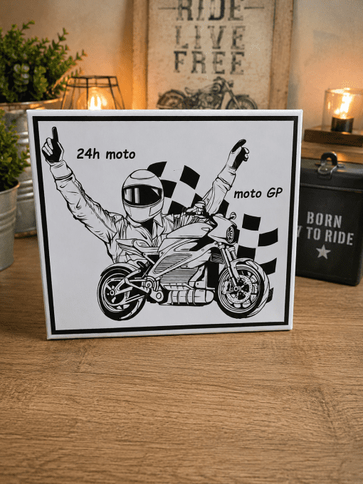 Album photo Moto personnalisé fait main – Souvenir 24H Moto & Moto GP
